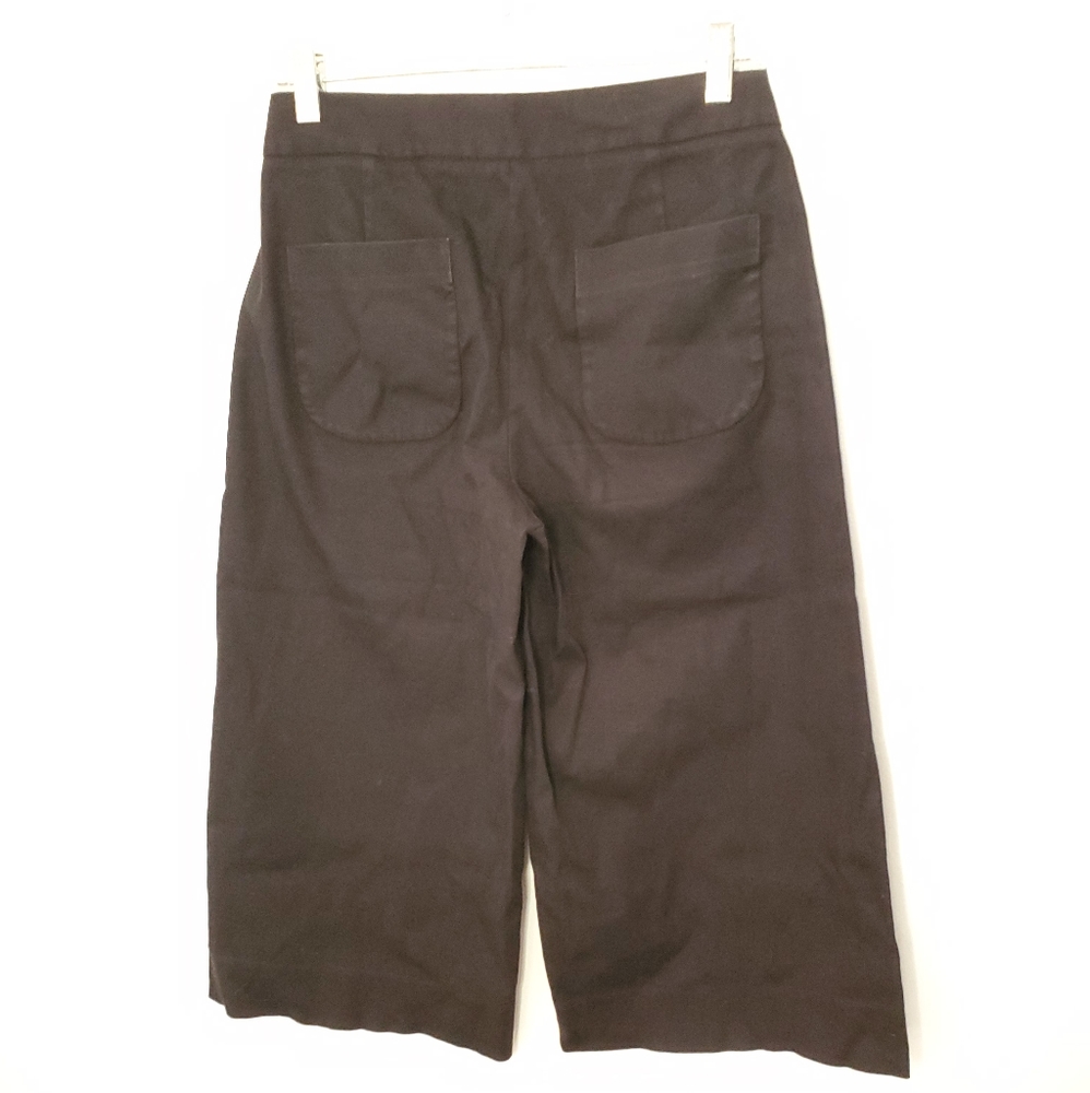 Everlane High Rise Wide Leg Capri 0 RARE - Picture 4 of 5